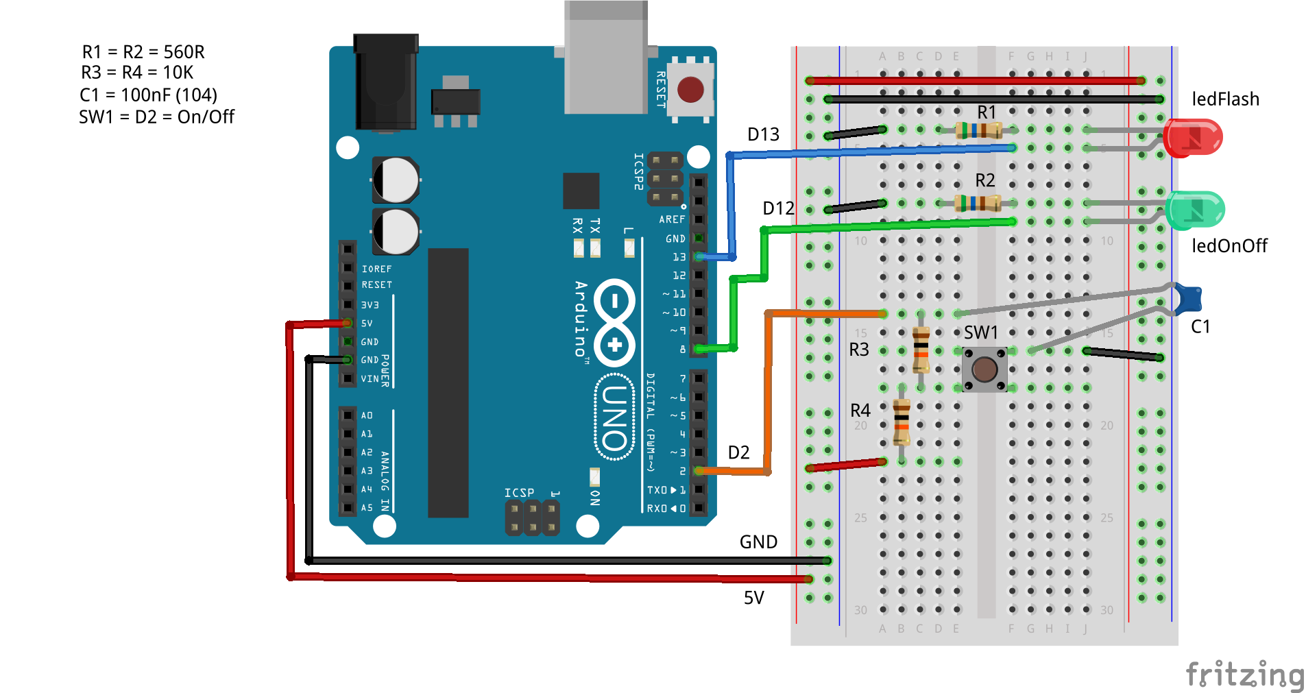 INT0 Sketch with MC14490P debouncing